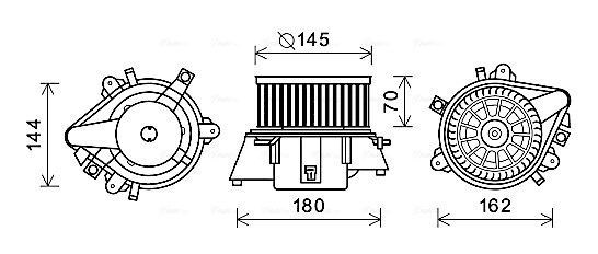 AVA QUALITY COOLING Sisätilapuhallin FT8437